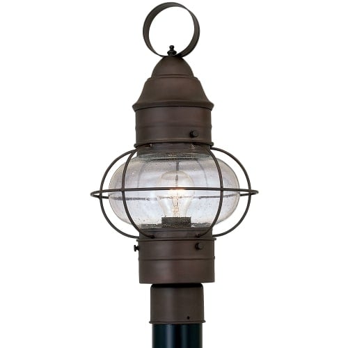 Designers Fountain 1766-RT 1 Light 10" Onion Post Lantern from the Nantucket Collection