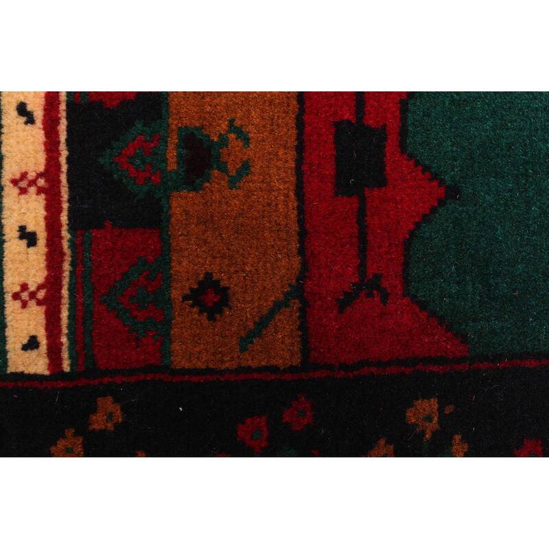 ECARPETGALLERY Hand-knotted Teimani Burnt Orange Wool Rug - 2'9 x 4'1