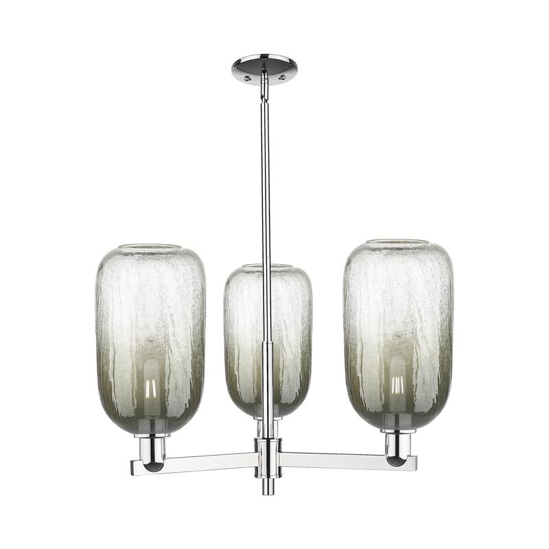 Innovations Lighting Downtown Urban - Brookhaven Cloche - 3 Light 18" Stem Hung Chandelier