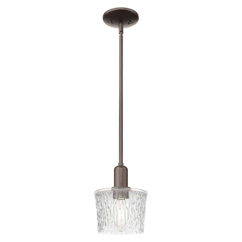 Innovations Lighting Endless Possibilities Arcadia - Niagara - 1 Light 7" Stem Hung Mini Pendant - Oil Rubbed Bronze