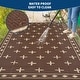 preview thumbnail 28 of 43, Garvee Cross Pattern Waterproof Reversible Outdoor Patio Rug