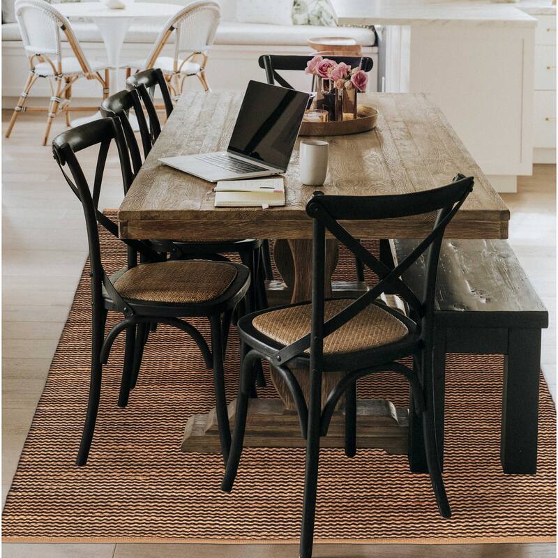 ECARPETGALLERY Flat-Weave Palas Denizli Light Brown Kilim - 5'3 x 7'7