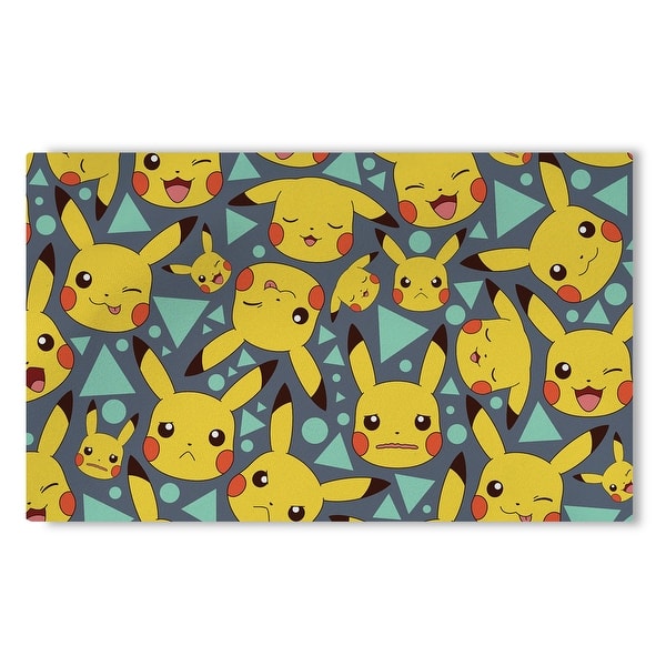 slide 2 of 18, Pokemon Washable Rug 36 x 62 inches - Pikachu Expressions