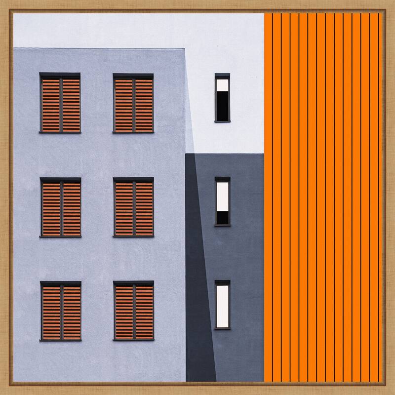 Facade by Inge Schuster Framed Canvas Wall Art Print