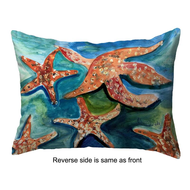 Swimimng Starfish Noncorded Pillow