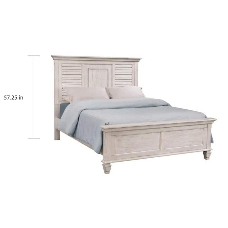 Madeline Antique White 5-piece Bedroom Set