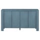 preview thumbnail 10 of 18, 4-door Storage Cabinet Navy Sideboard Buffet TV Cabinet Console Table