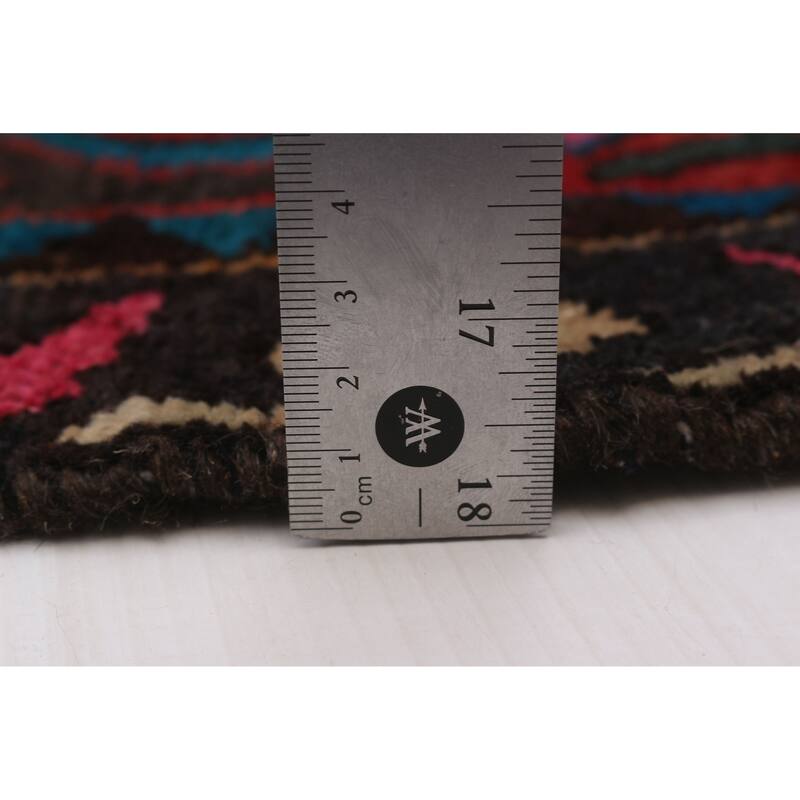 ECARPETGALLERY Hand-knotted Konya Anatolian Black, Red Wool Rug - 3'3 x 11'4