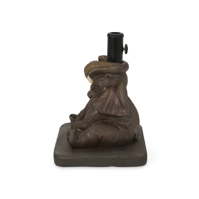 Roomfitters Rabbit/Bear/Elephant Umbrella Base, Decorative Heavy-Duty Patio Stand