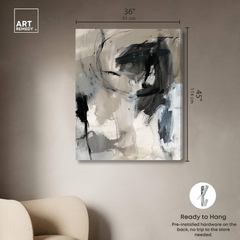 Scribbled Energy I Canvas by Art Remedy, Gallery Wrapped