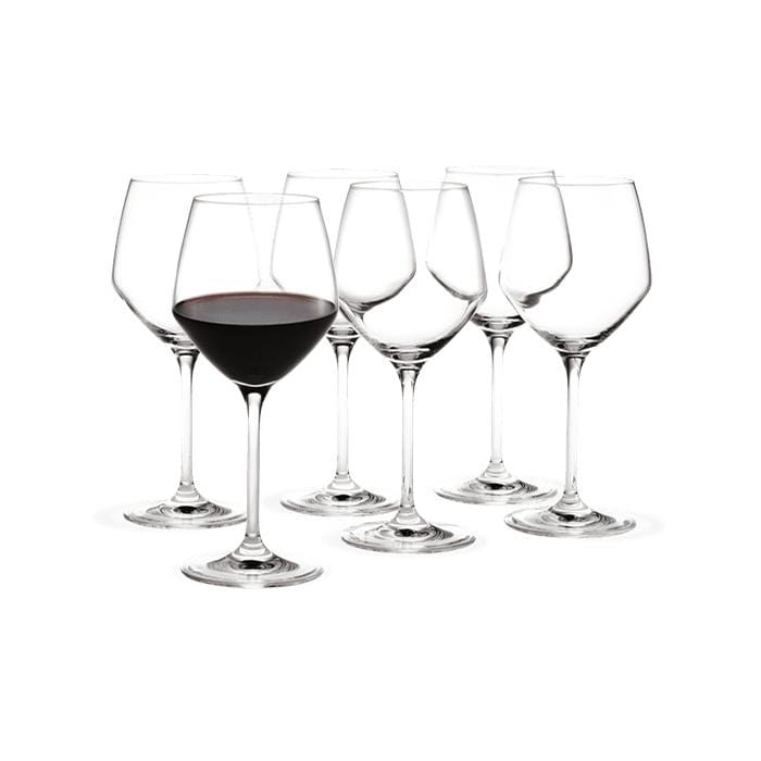 Holmegaard Perfection Red Wine Glass, Clear, 6 pcs. - 14.5 oz