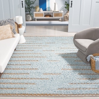 SAFAVIEH Handmade Natura Tamzin Boho Wool & Jute Rug