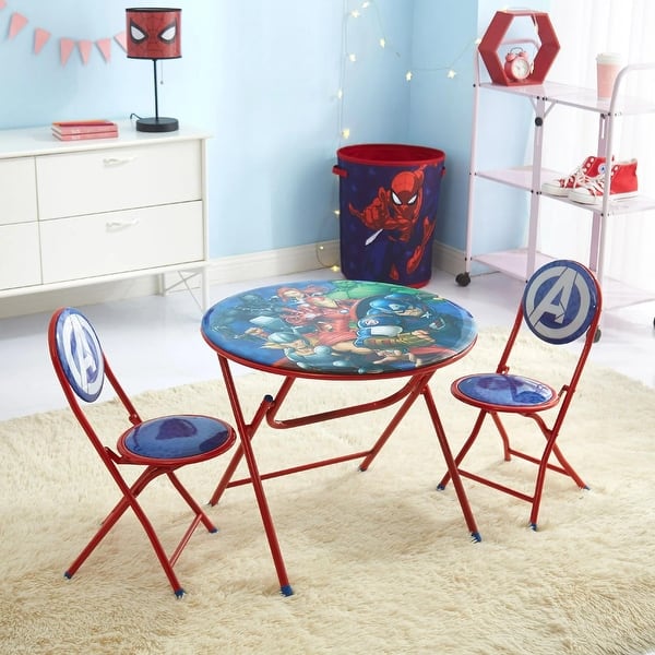 slide 2 of 5, Marvel Avengers 3 Piece Table and Chair Set
