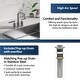 preview thumbnail 19 of 48, Karran Gillingham KBF536 2-Handle 4-Inch Centerset Bathroom Faucet with Matching Pop-up Drain