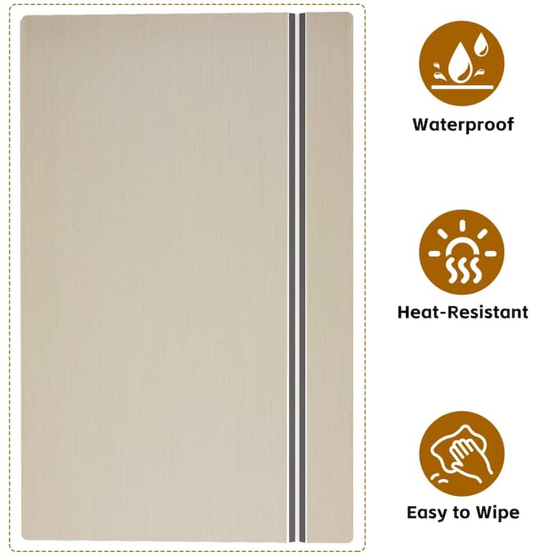 24 in 5 Pcs Wire Shelf Covers Foamed PVC Wire Rack Covers for Removable Closet (Not Wood) Pantry Shelves for Cabinet Bathroom