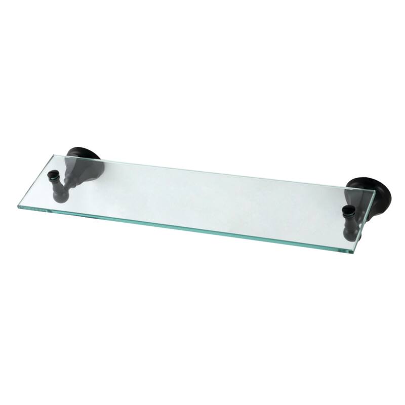 Metropolitan Glass Shelf - Matte Black