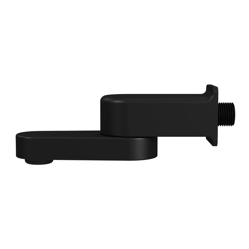 Fold Away Tub Spout with Diverter Universal Connection Options Matte Black