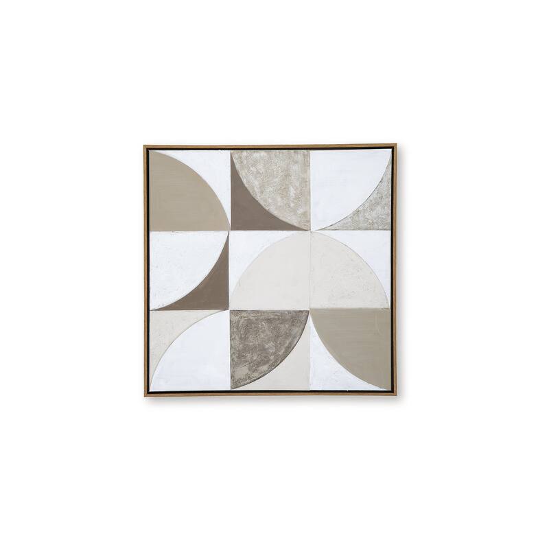 Signature Design by Ashley Harelman Beige/White Wall Art
