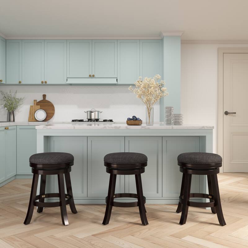 DTY Indoor Living Creede Backless Swivel Stool