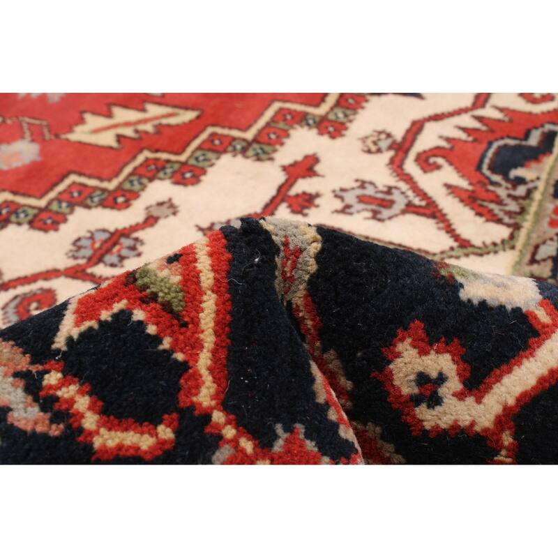 ECARPETGALLERY Hand-knotted Serapi Heritage Red Wool Rug - 8'10 x 11'10