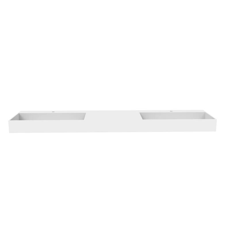 Juniper Stone Solid Surface Wall-mounted Vessel Sink
