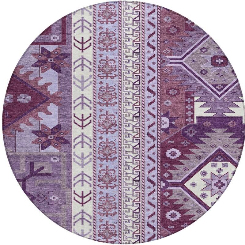 HomeRoots Aztec Transitional Rectangle Outdoor Rug
