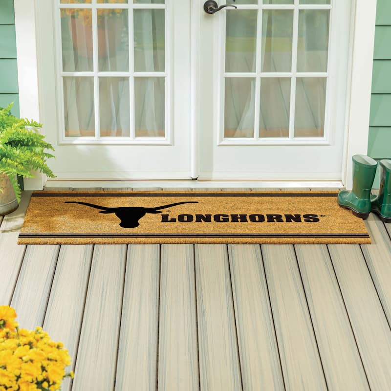 University of Texas Monochrome Indoor/Outdoor Coir Door Mat