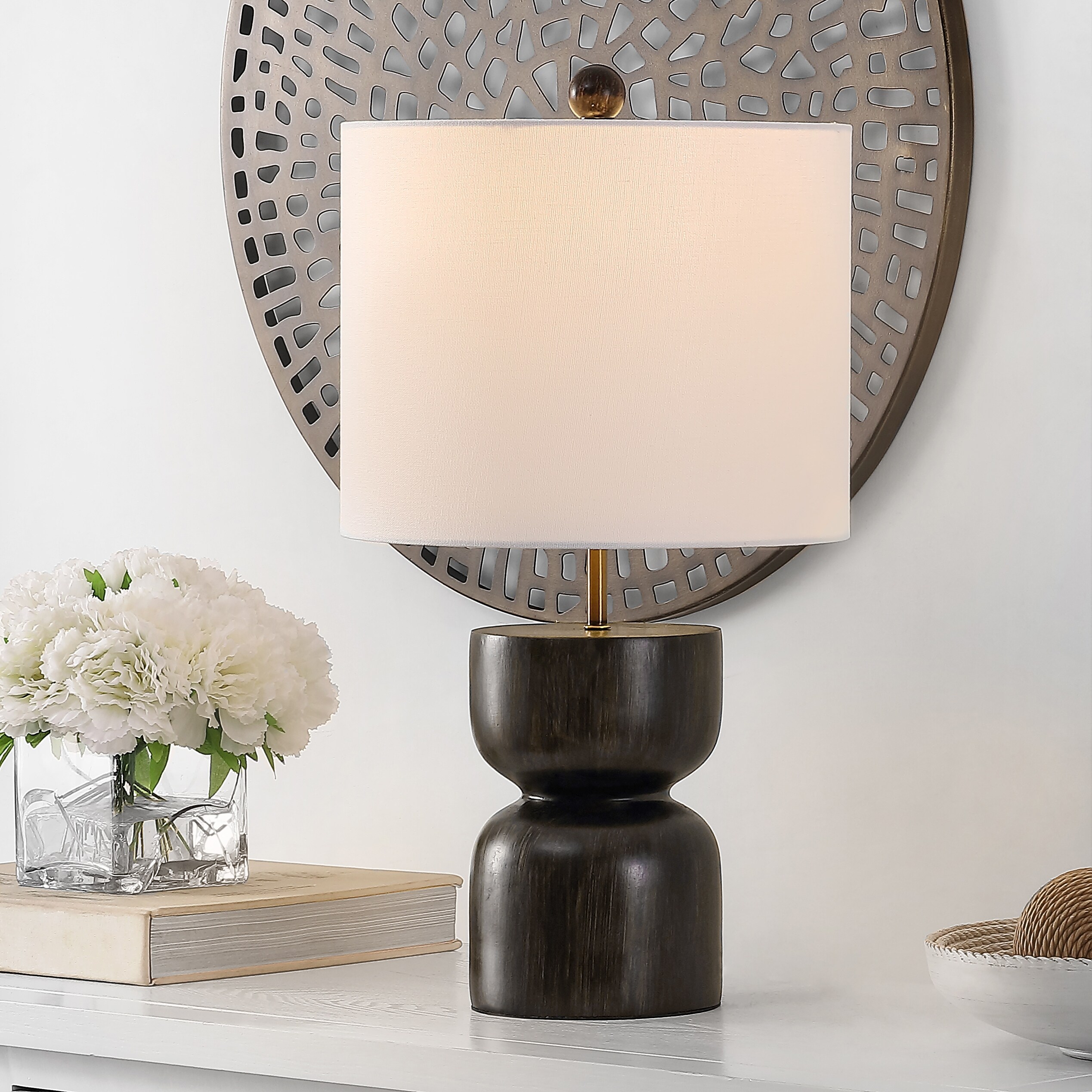SAFAVIEH Lighting Lastra Modern 21-inch LED Table Lamp - 11"W x 11"D x 21"H