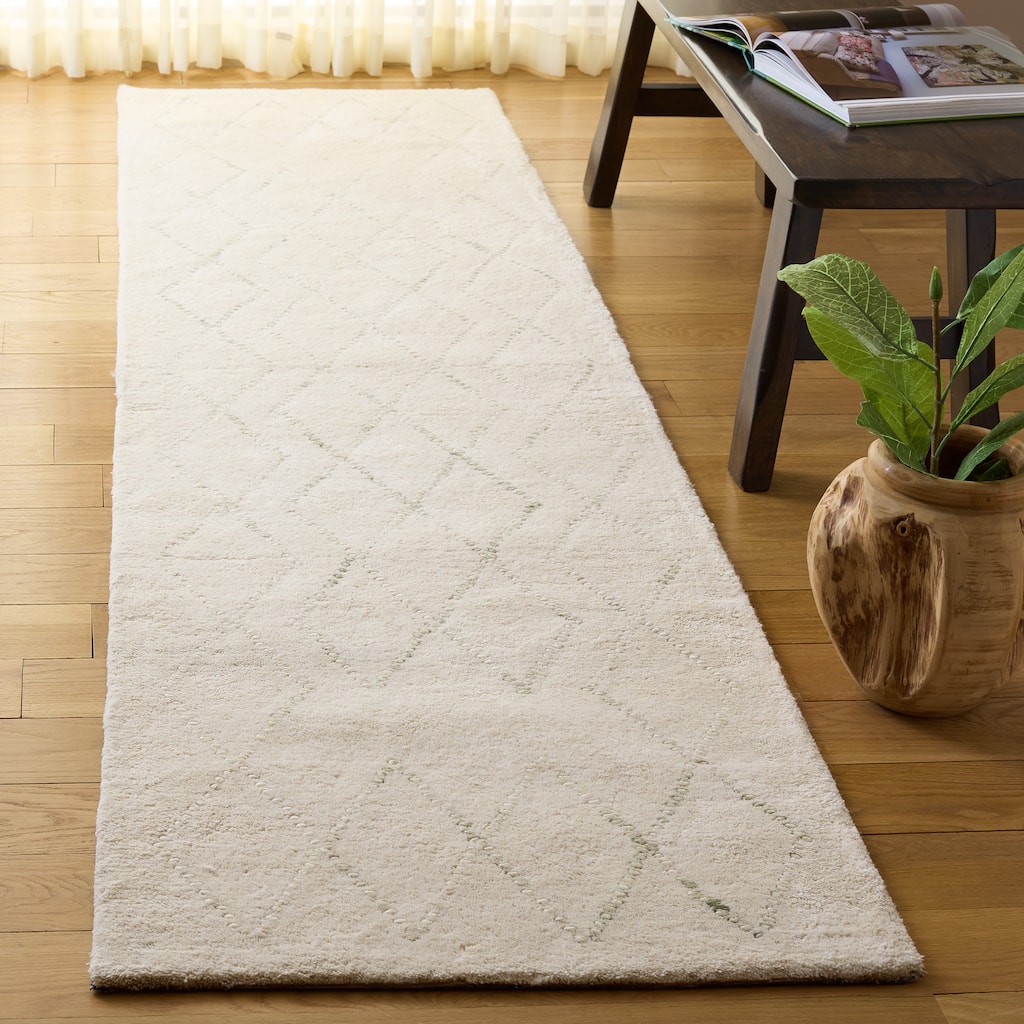 SAFAVIEH Handmade Harvest Louwe Moroccan Boho Wool Rug