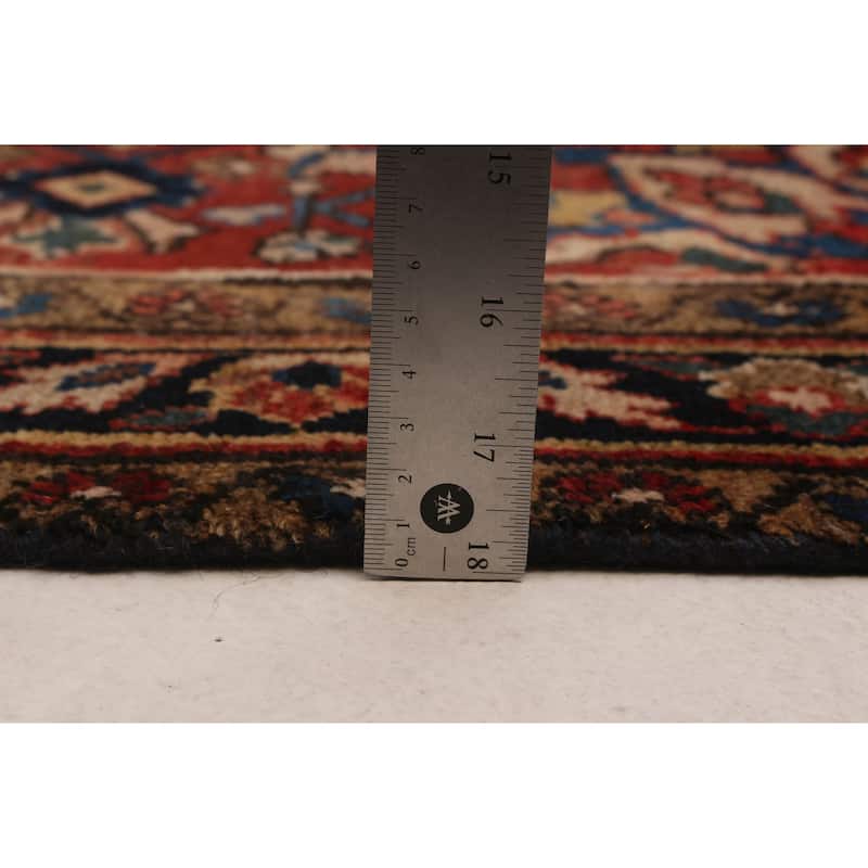 ECARPETGALLERY Hand-knotted Andelz Red Wool Rug - 3'8 x 10'7