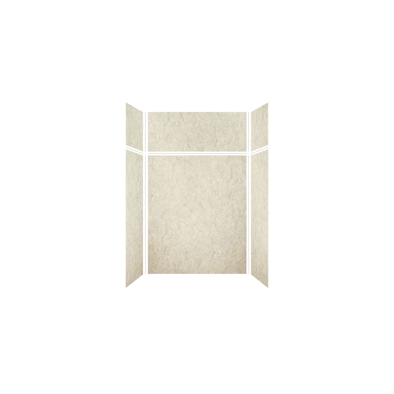 Transolid Expressions 60-in X 32-in X 96-in Glue to Wall Shower Kit - 32" x 60" x 96"