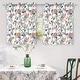 preview thumbnail 16 of 22, DriftAway Ada Floral Botanical Print Flower Leaf Lined Blackout Window Curtains 52" Width X 36 " Length - Multi