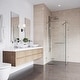preview thumbnail 15 of 18, VIGO Monteray 30"D x 30"W x 73"H Frameless Hinged Shower Enclosure