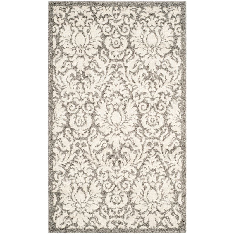 SAFAVIEH Amherst Asseline Modern Rug - 3' x 5' - Dark Grey/Beige