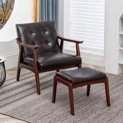 Convenience Concepts Take a Seat Natalie Accent Chair and Ottoman Set
