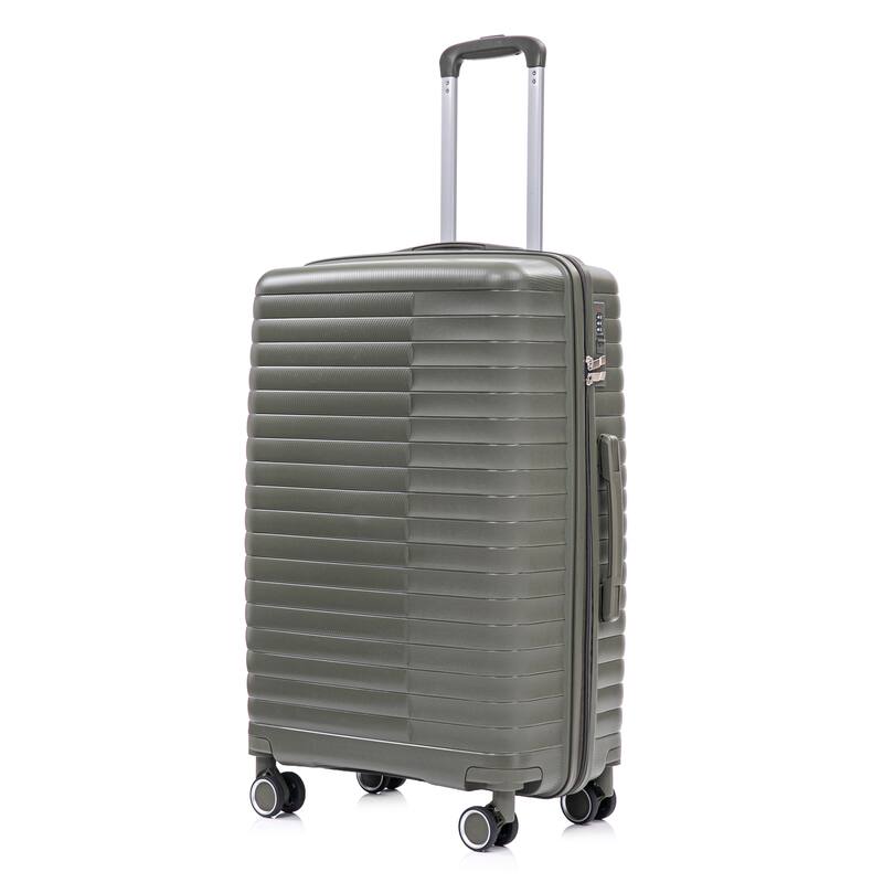 14IN 20IN 24IN 28IN 4 pcs/set in PP Spinner Wheel Luggage, Carry on Suitcase, Iron Pull Rod, Combination Password Lock
