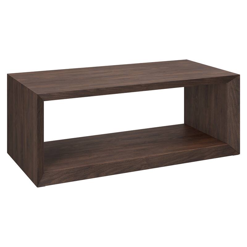 Osmond Rectangular Coffee Table - Alder Brown - 48" Wide