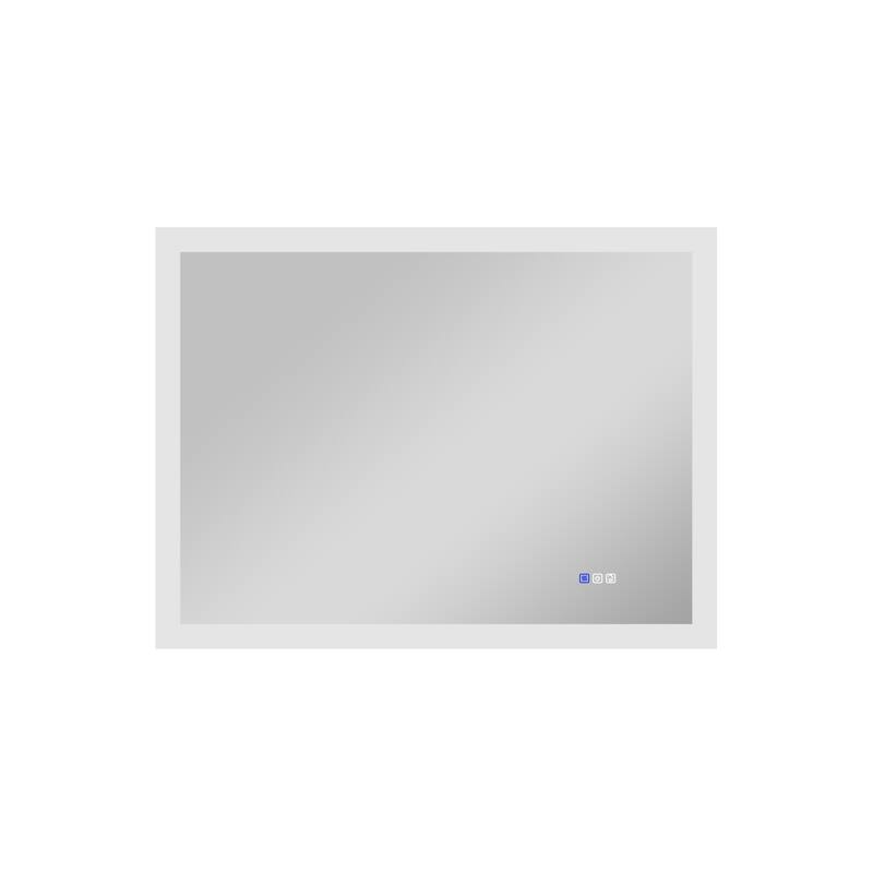 Bathroom Wall Mounted Frameless LED Mirror Super Bright Light With Anti-Fog (Horizontal/Vertical)
