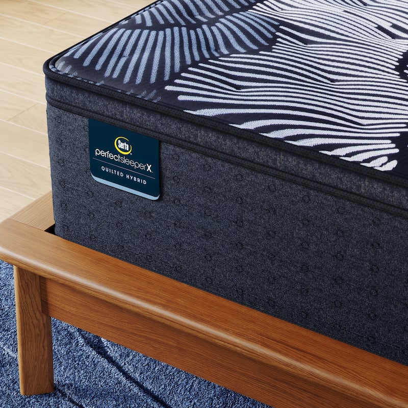 Serta Perfect Sleeper X Max 15" Hybrid Plush Pillow Top Mattress Set