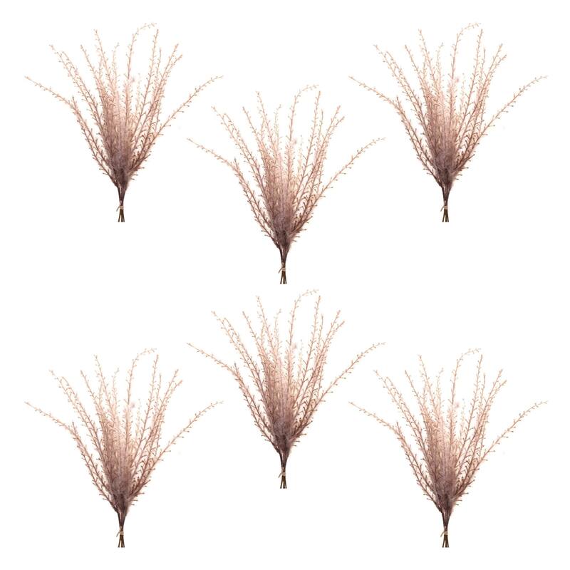 Harvest Fall Artificial Plume Bundle Spray - 19" - Set of 6