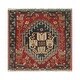 preview thumbnail 1 of 2, Noori Rug Fine Vintage Distressed Peymaneh Red/Navy Runner - 1'10" x 1'10"