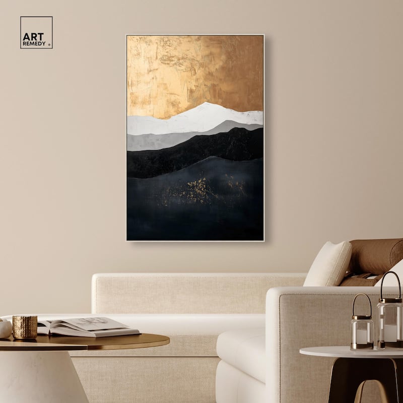 Golden Vista II Canvas by Art Remedy
