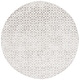 preview thumbnail 23 of 37, SAFAVIEH Audrey Cosma Modern Geometric Rug 6' Round - Light Grey/Beige - Round