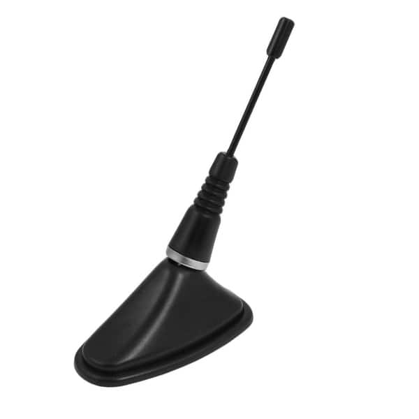 Black Plastic Shark Fin Design Antenna Ornament For Auto Car Decor