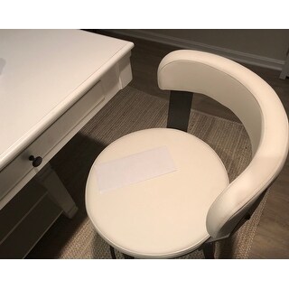 Harley Faux Leather and Metal Swivel Stools (Set of 2) by iNSPIRE Q Modern