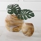 preview thumbnail 2 of 2, Uttermost Fusion Swirled Caramel & Ivory Vases, Set/2