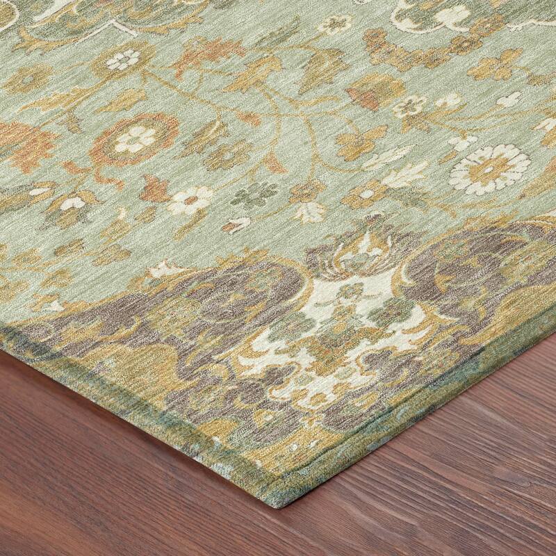 Machine Washable Indoor/ Outdoor Global Eckley Chantille Rug