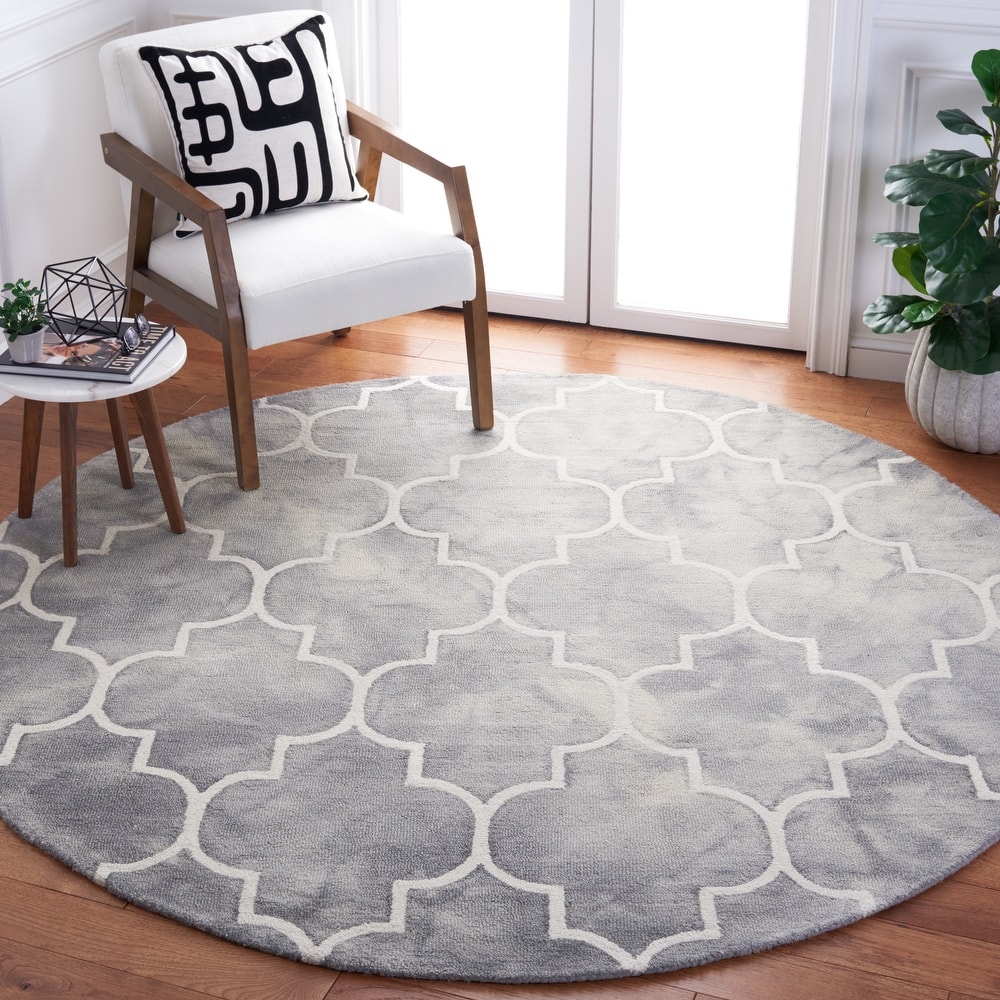 SAFAVIEH Dip Dye Anasthasie Hand-tufted Wool Geometric Area Rug