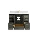 preview thumbnail 79 of 161, Willow Collection 48 in W x 22 in D x 36 in H Boston Single Bowl Sink Bathroom Vanity with Countertop