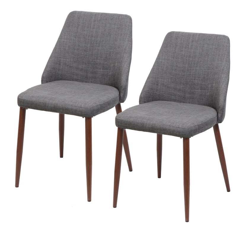 Marlee Mid Century Fabric Dining Chair (Set of 2) by Christopher Knight Home